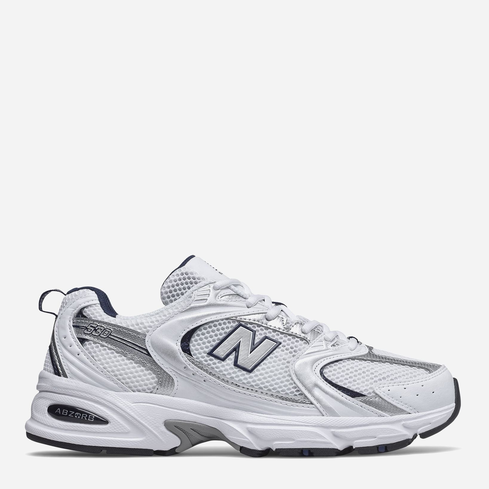 Акція на Чоловічі кросівки New Balance Mr530 MR530SG 43 (9.5US) 27.5 см Білі з сріблястим від Rozetka