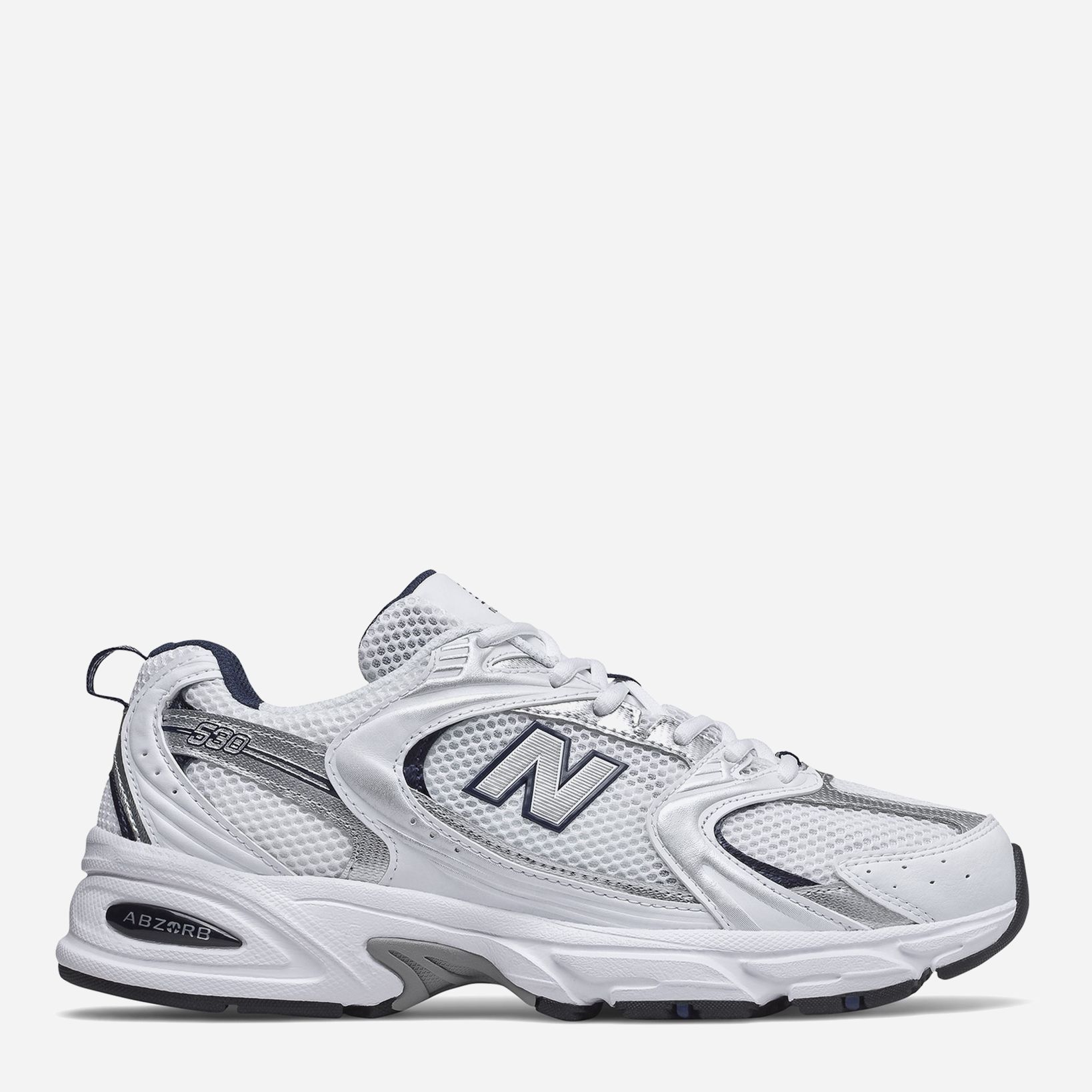 Акція на Жіночі кросівки New Balance 530 MR530SG 37 (4.5US) 22.5 см Білі зі сріблястим від Rozetka