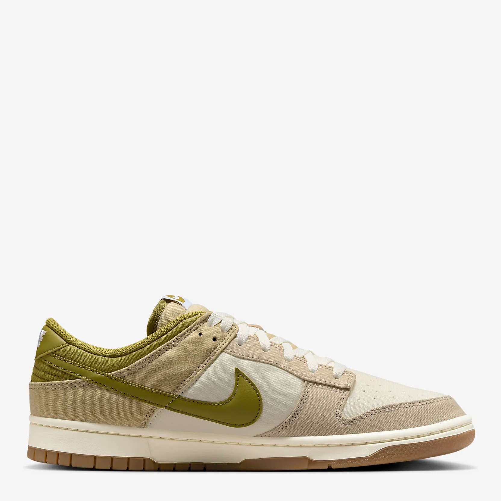 Акція на Чоловічі кеди низькі Nike Dunk Low HF4262-133 40.5 (7.5US) 25.5 см Бежевий/Оливковий від Rozetka