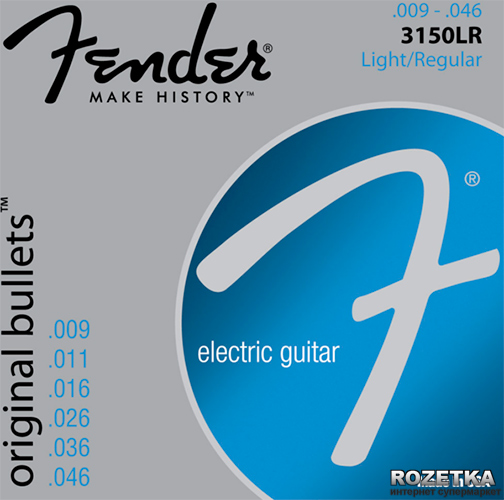 

Fender 3150M Original Bullets Pure Nickel Bullet End (11-49) (073-3150-408)