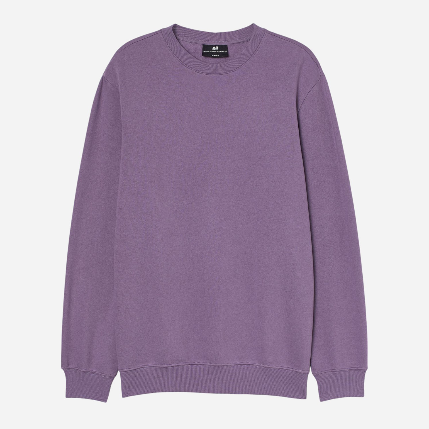 Акція на Світшот чоловічий H&M 060685813_purple XS Фіолетовий від Rozetka