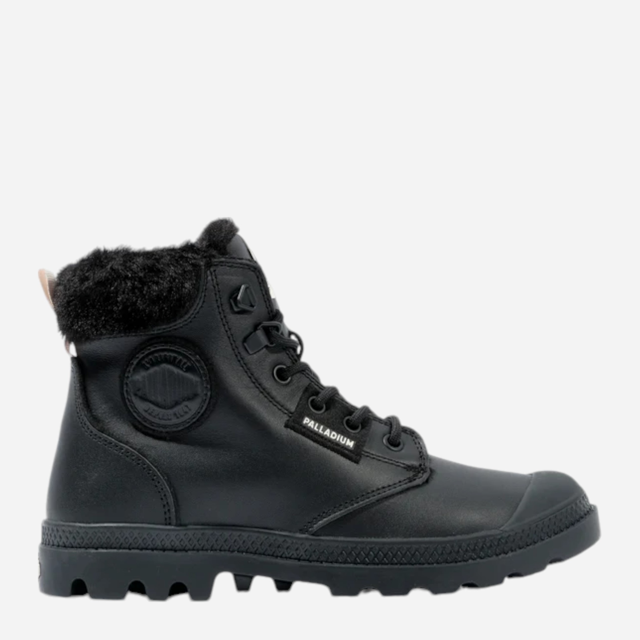 Акція на Жіночі зимові черевики високі Palladium Pampa Hi Snow Warm 94380-008-M 40 (6.5UK) 25.5 см Чорні від Rozetka