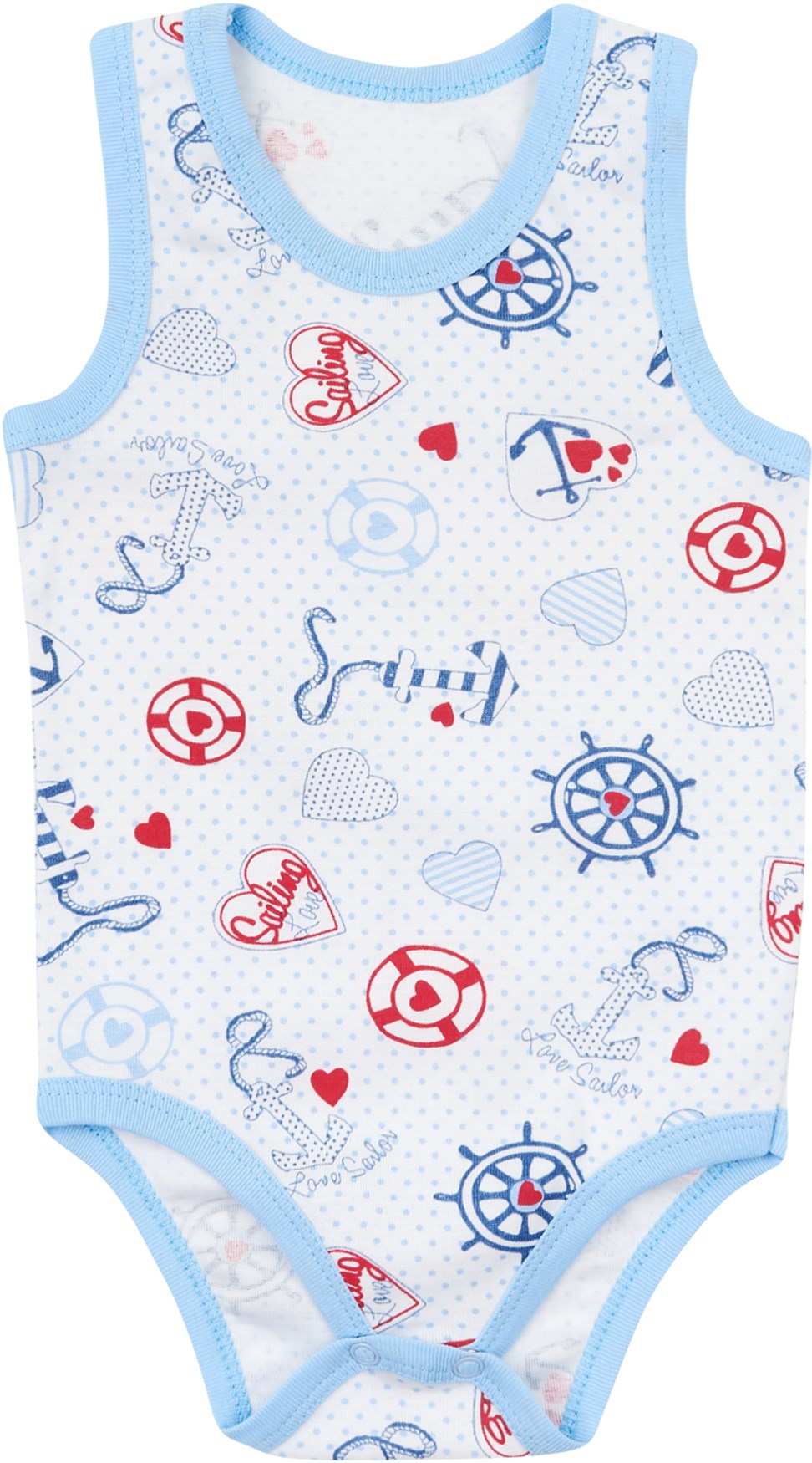 

Боди-майка ЛяЛя 5Т19 2-334 92 см Голубая