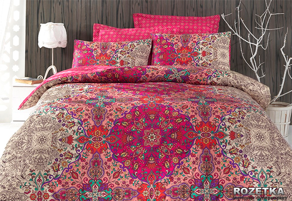 

Комплект постельного белья Cotton Box Сатин Tugba Fusy 200x220 Фуксия