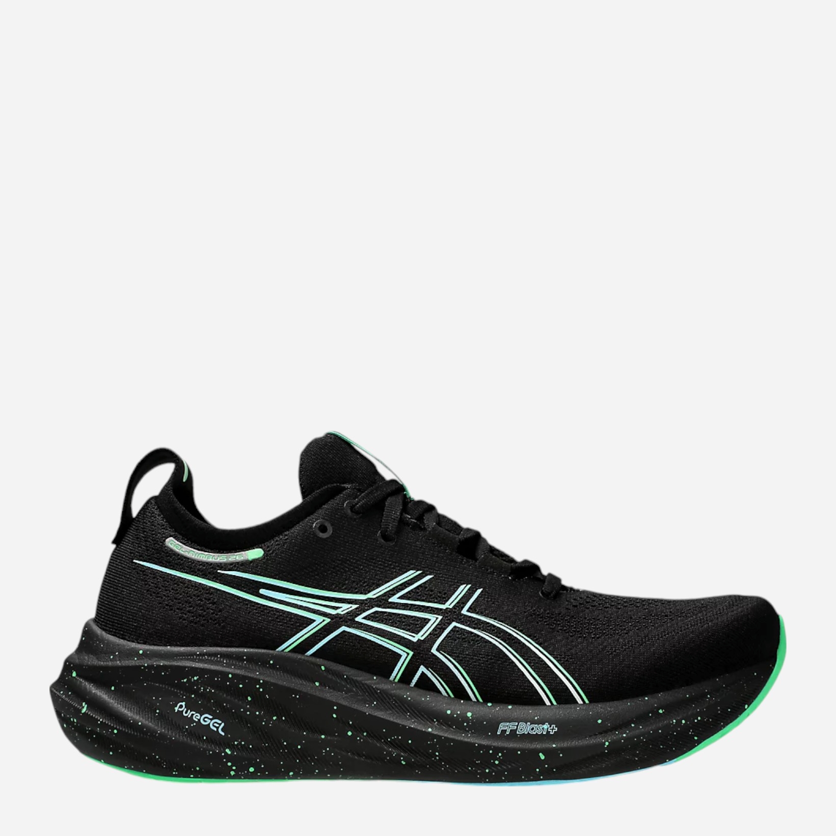 Акція на Чоловічі кросівки для бігу ASICS Gel-Nimbus 1011B794-004 40 (7US) 25.2 см Чорні від Rozetka