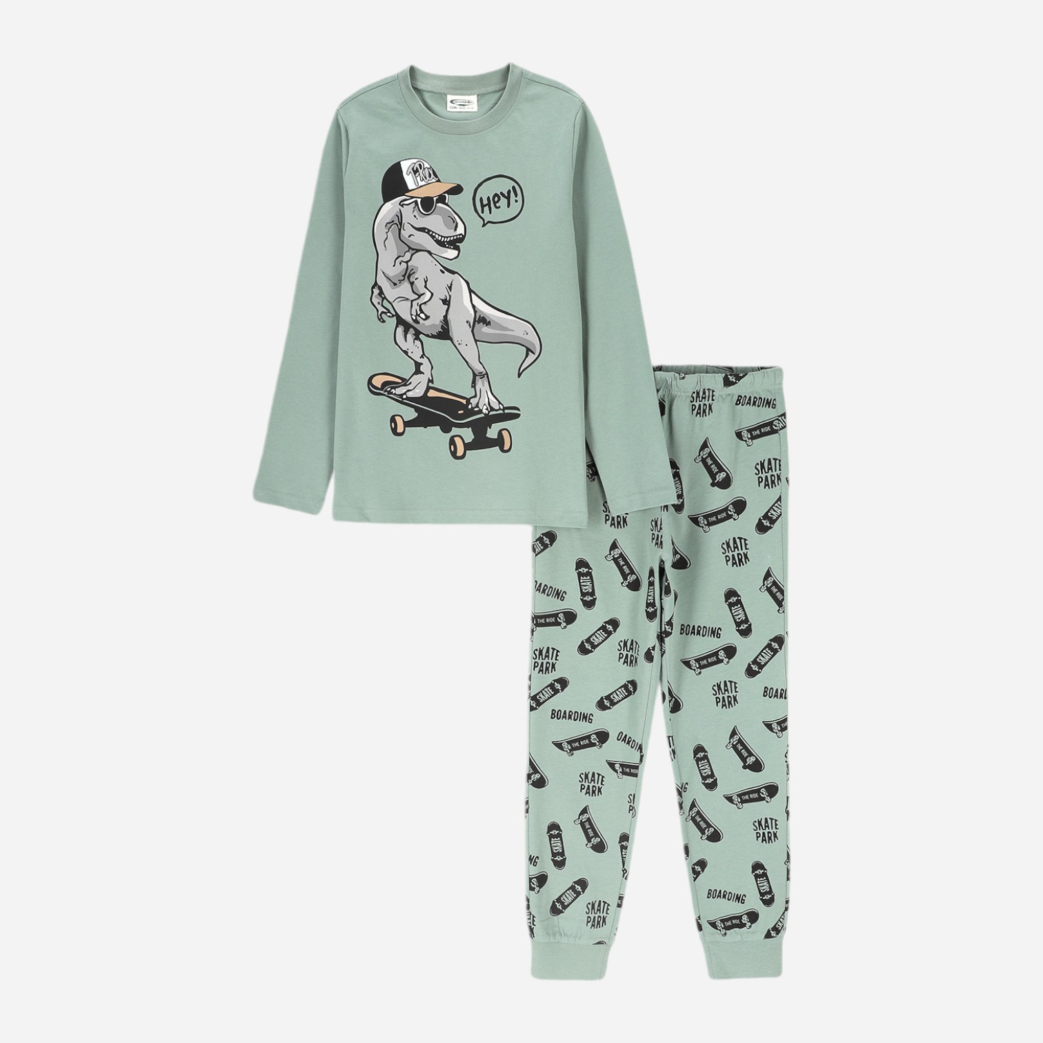 Акція на Дитяча піжама для хлопчика Coccodrillo Pyjamas ZC4448108PJS-011 116 см Зелена від Rozetka