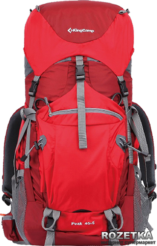 

Рюкзак KingCamp Peak 45+5 Red (KB3250 Red)