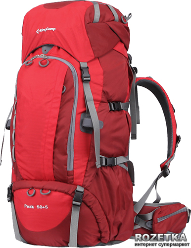 

Рюкзак KingCamp Peak 50+5 Red (KB3249 Red)
