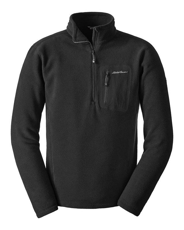 

Флисовый пуловер Polartec Eddie Bauer Men's Cloud Layer Pro Fleece 1/4-Zip Pullover 0677 XX-Large, Чорний