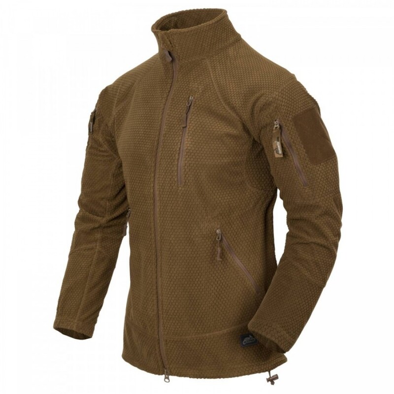 

Флисовая куртка Helikon-Tex ALPHA TACTICAL JACKET - GRID FLEECE BL-ALT Medium, Койот