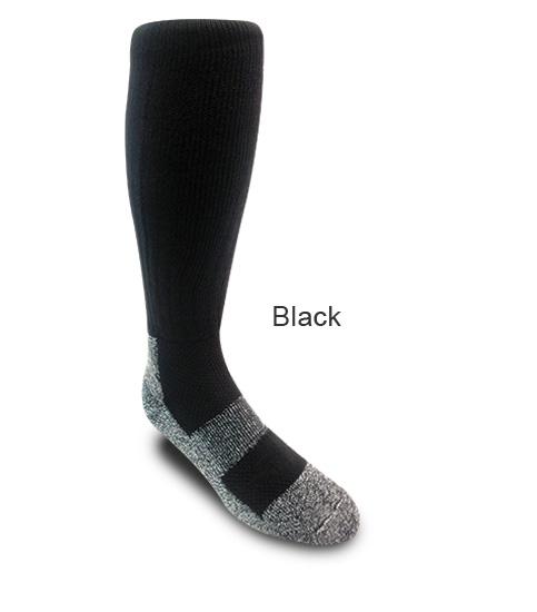 

Рейдовые носки антибактериальные Covert Threads Military Boot Socks - Rock Infiltrator X-Large, Чорний