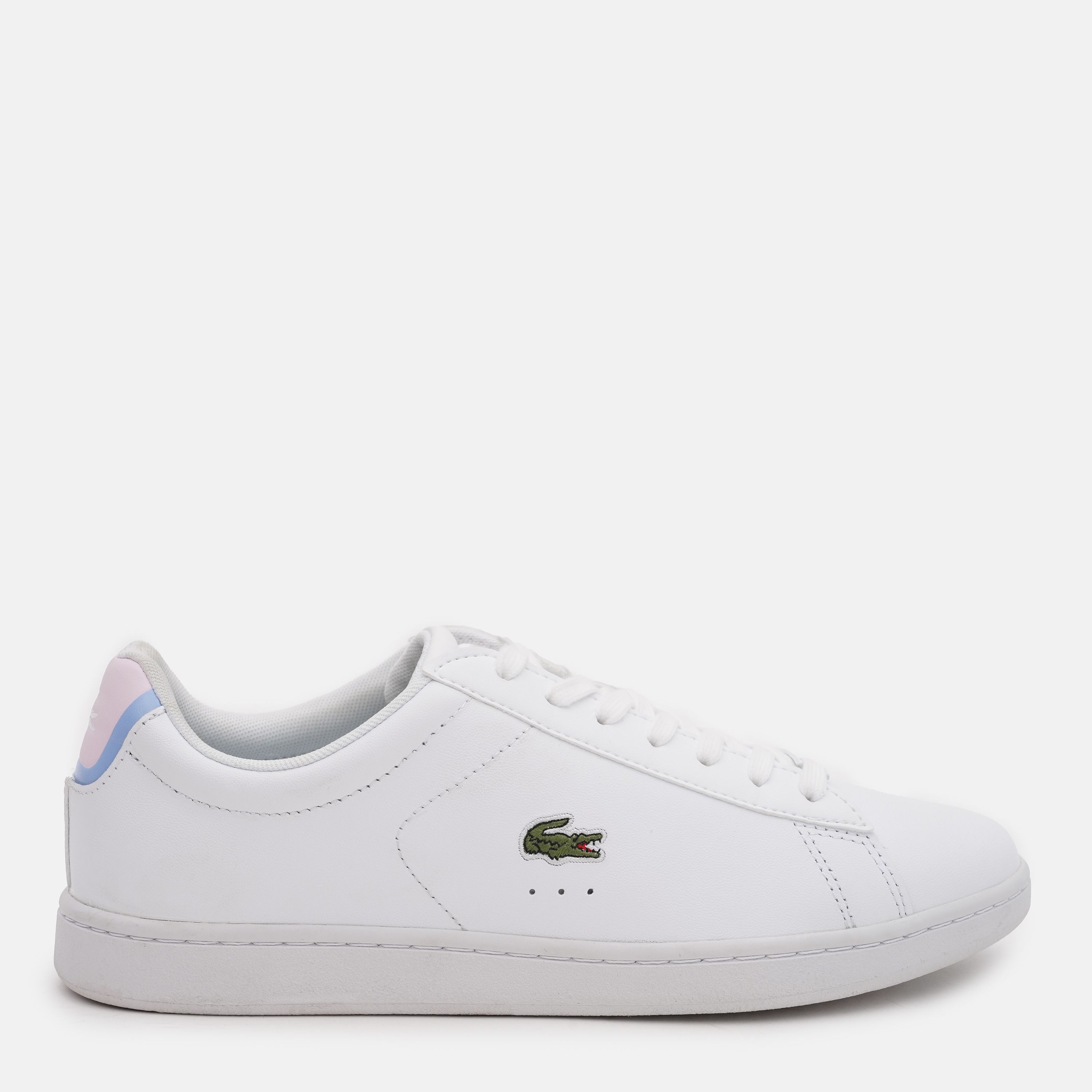 Акція на Жіночі кеди низькі Lacoste Carnaby 745SFA0083-21G 37.5 (T4.5) 24 см Білі від Rozetka