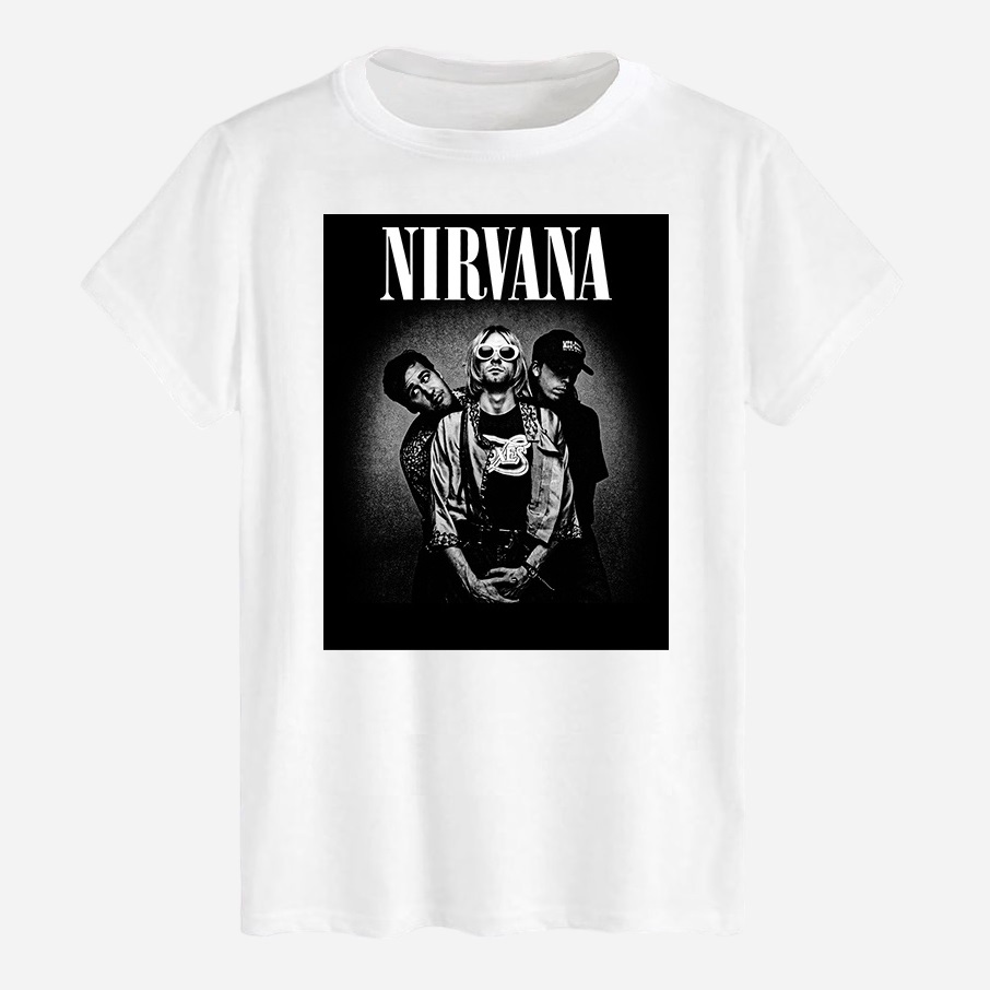 Акція на Футболка бавовняна довга чоловіча Likey Nirvana M150-0416 L Біла від Rozetka