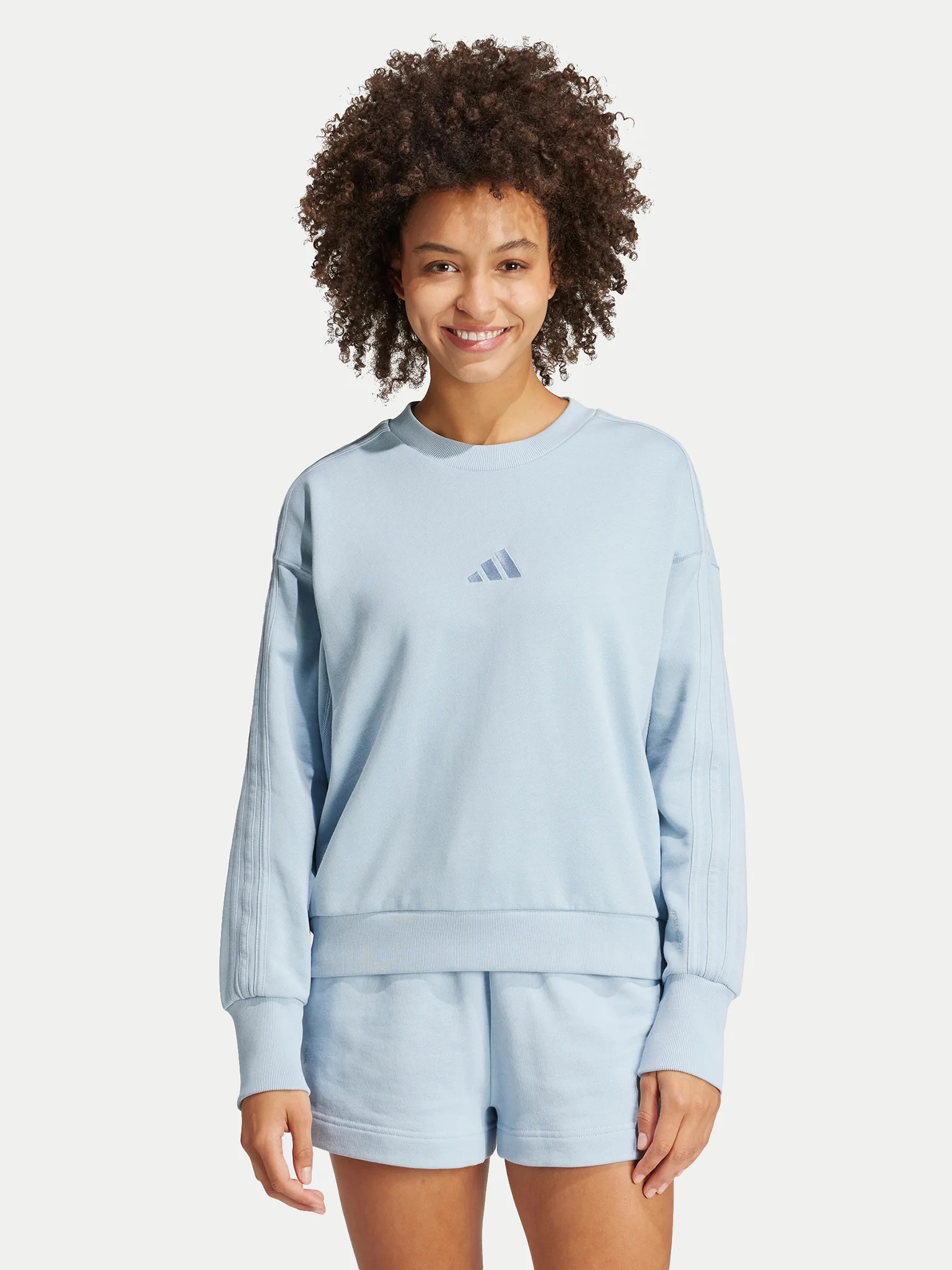 Акція на Світшот жіночий Adidas W All Szn E Swt IY6852 L Wonblu від Rozetka