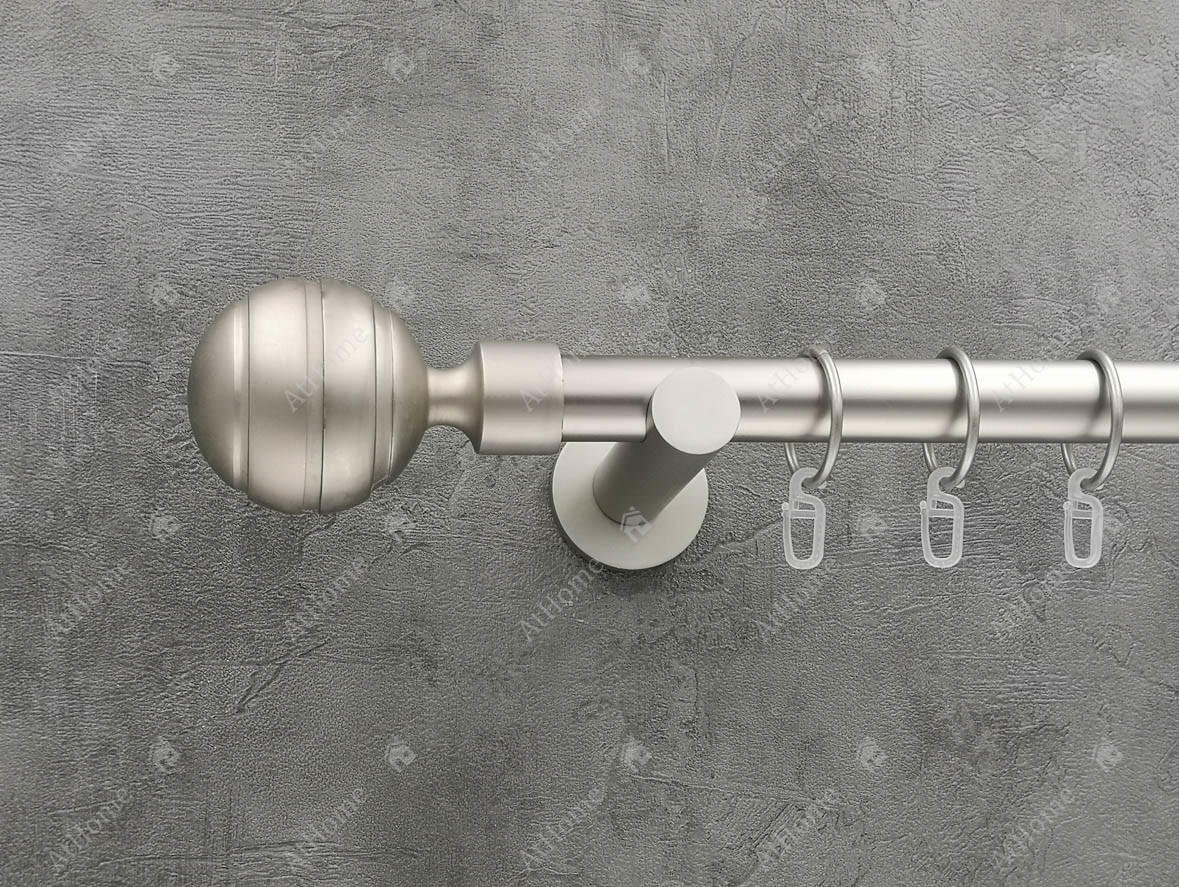 

Карниз Quadrum ЕМ 235 320 см одинарный универсальный Сатин 25 мм гладкая (кольца с крючками)