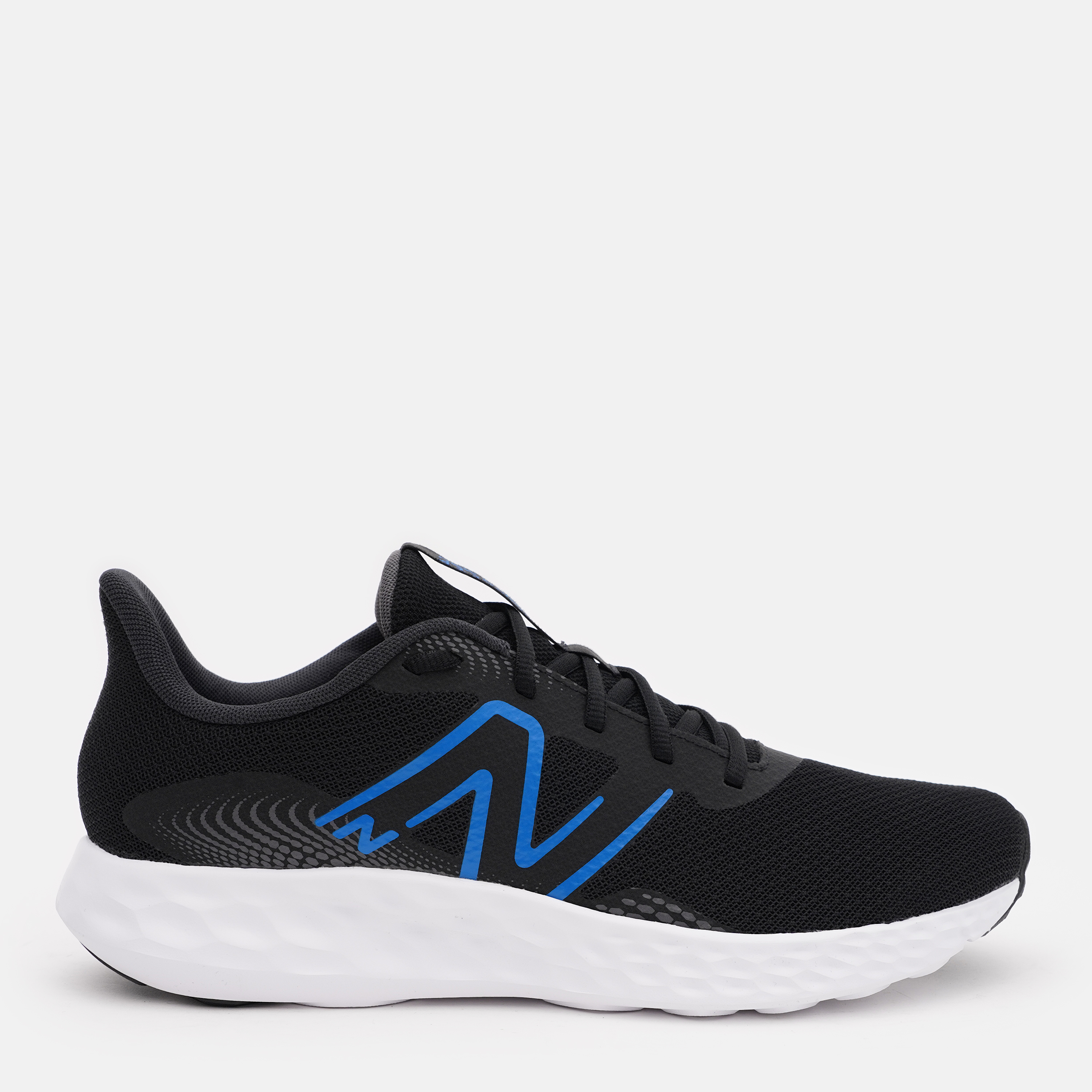 Акція на Чоловічі кросівки для бігу New Balance 411 v3 M411CK3 47.5 (13US) 31 см Чорний/Синій від Rozetka