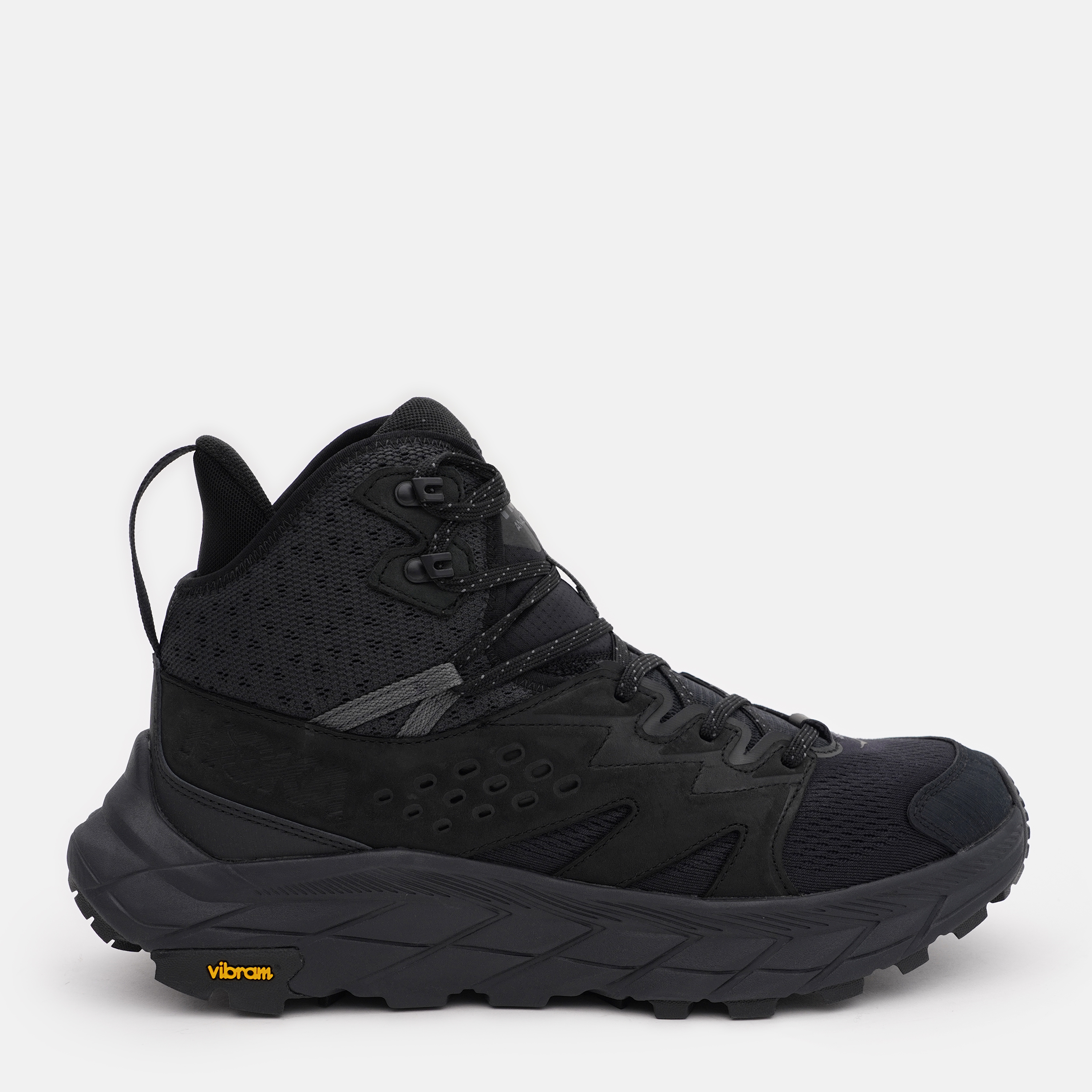 Акція на Чоловічі черевики для трекінгу HOKA ONE ONE Anacapa Breeze Mid 1134505-BBLC 46 (11.5US) 29.5 см Чорні від Rozetka