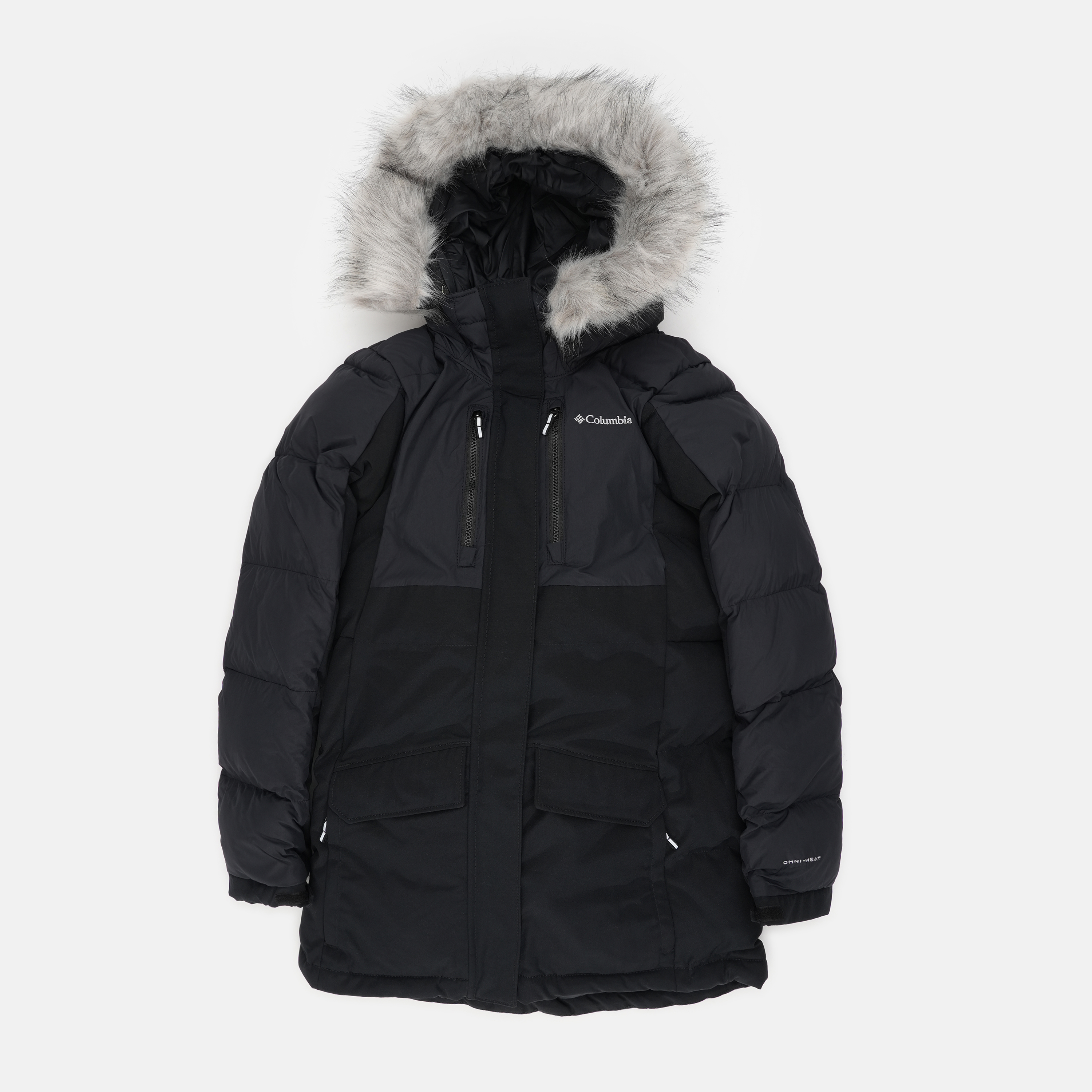 Акція на Дитяча демісезонна куртка для дівчинки Columbia Marquam Peak Fusion III Parka 2090211-010 116-122 см Чорна від Rozetka