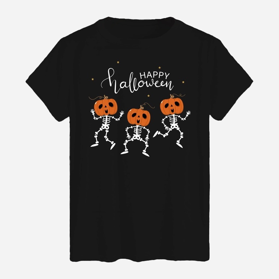 Акція на Футболка бавовняна довга чоловіча Likey Happy Halloween M150-2325 L Чорна від Rozetka