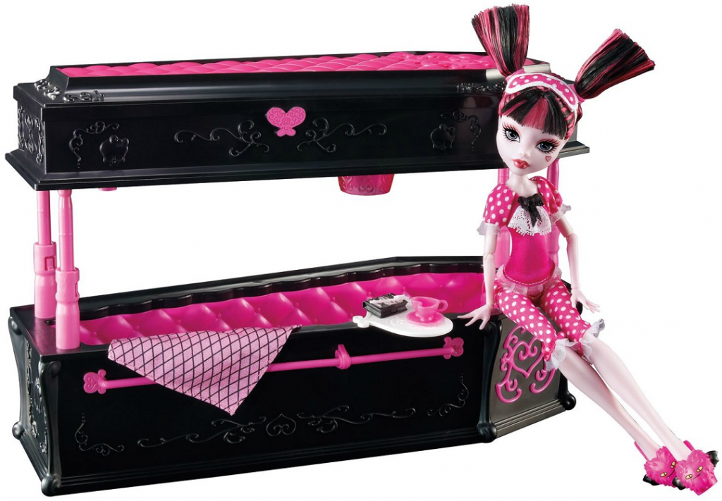 

Кукольный игровой набор Monster High Draculaura Кукла Монстер Хай Дракулаура с кроватью