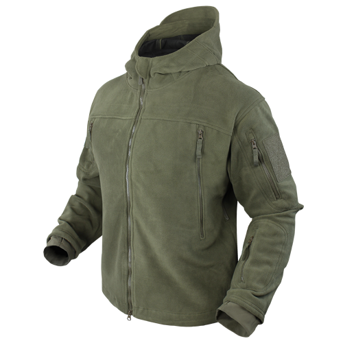 

Тактическая флисовая куртка Condor SIERRA Hooded Fleece Jacket 605 Small, Олива