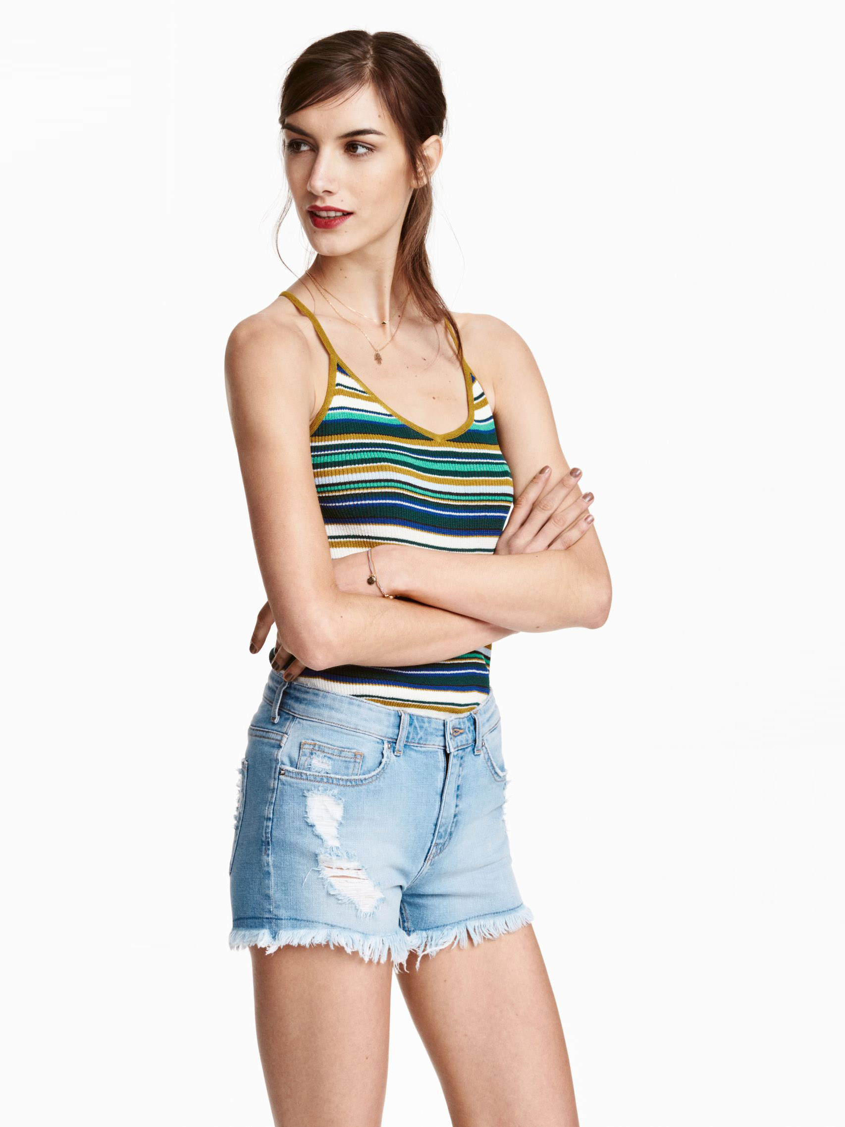 

Майка H&M 0382664 S Зеленая