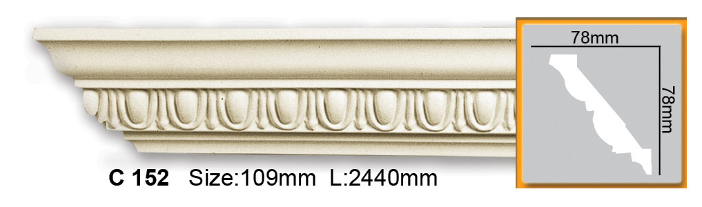 

Карниз с орнаментом Gaudi Decor C 152