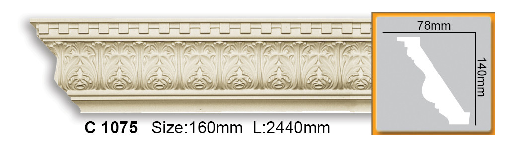 

Карниз с орнаментом Gaudi Decor C 1075