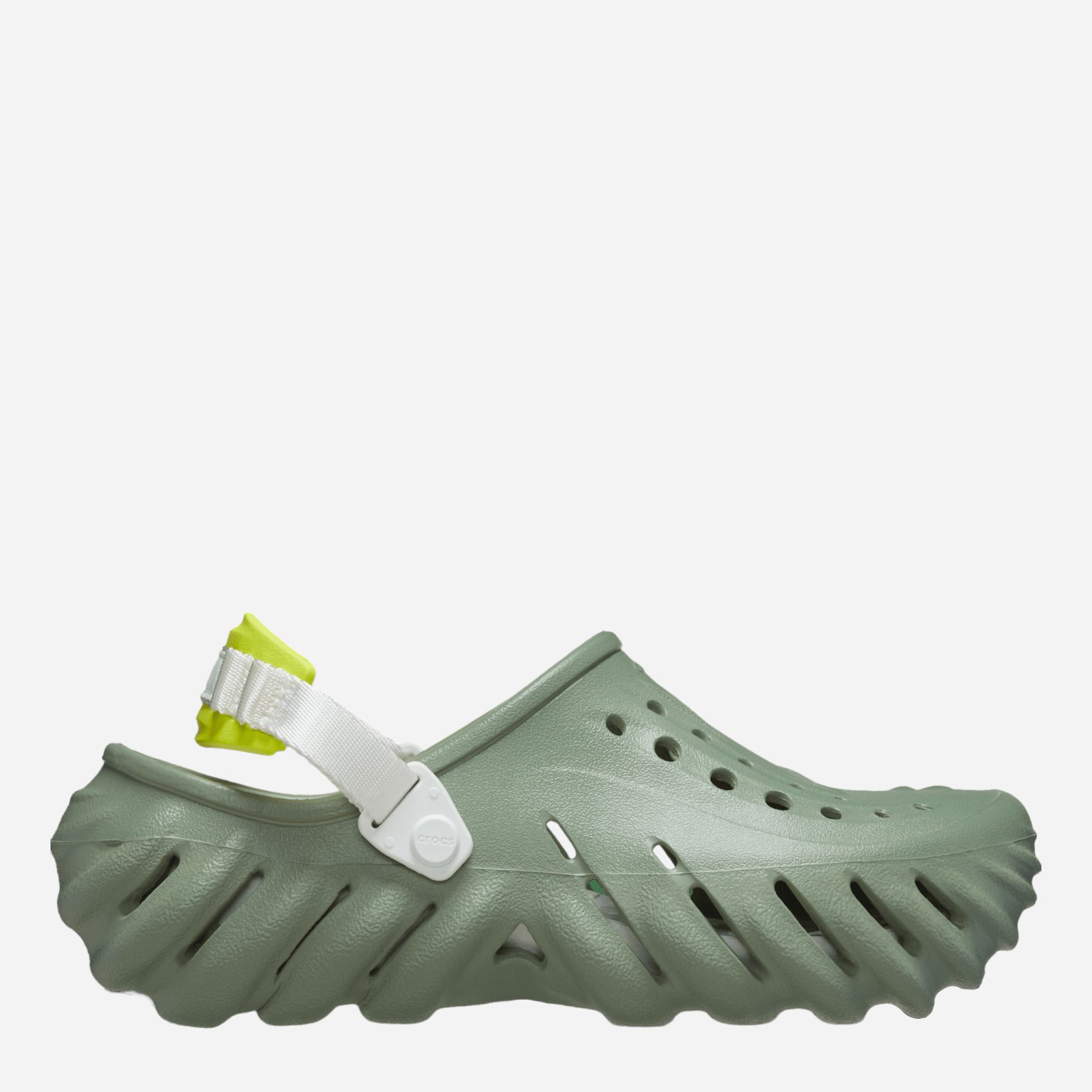 Акція на Жіночі крокси Crocs Echo Clog 207937-308 39-40 (M7/W9) 25 см Зелені від Rozetka