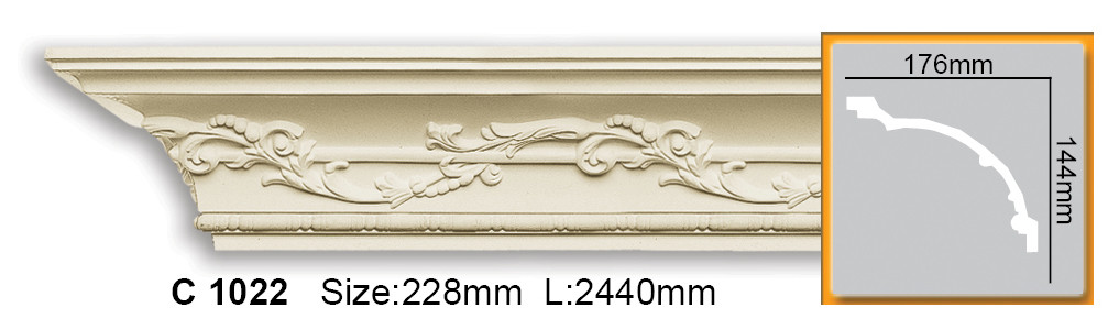 

Карниз с орнаментом Gaudi Decor C 1022
