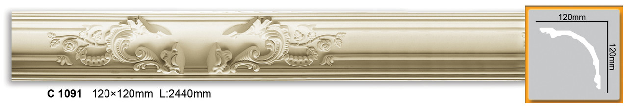 

Карниз с орнаментом Gaudi Decor C 1091