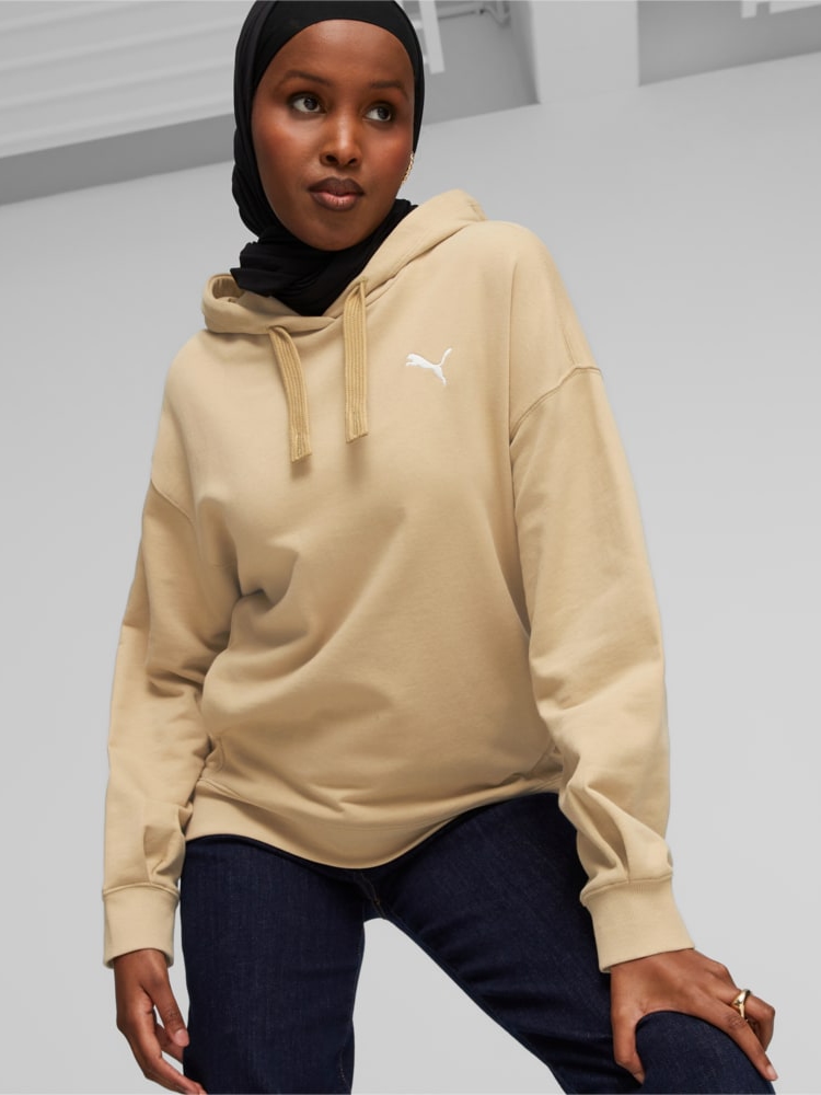 Акція на Худі жіноче Puma HER Hoodie TR 67657384 XS Пісочне від Rozetka