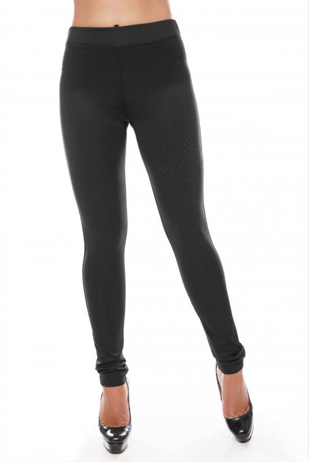 

Лосины ARTSTYLE LEGGINGS Flower diving LSN-109A (черные) 48 (LSN-109A)
