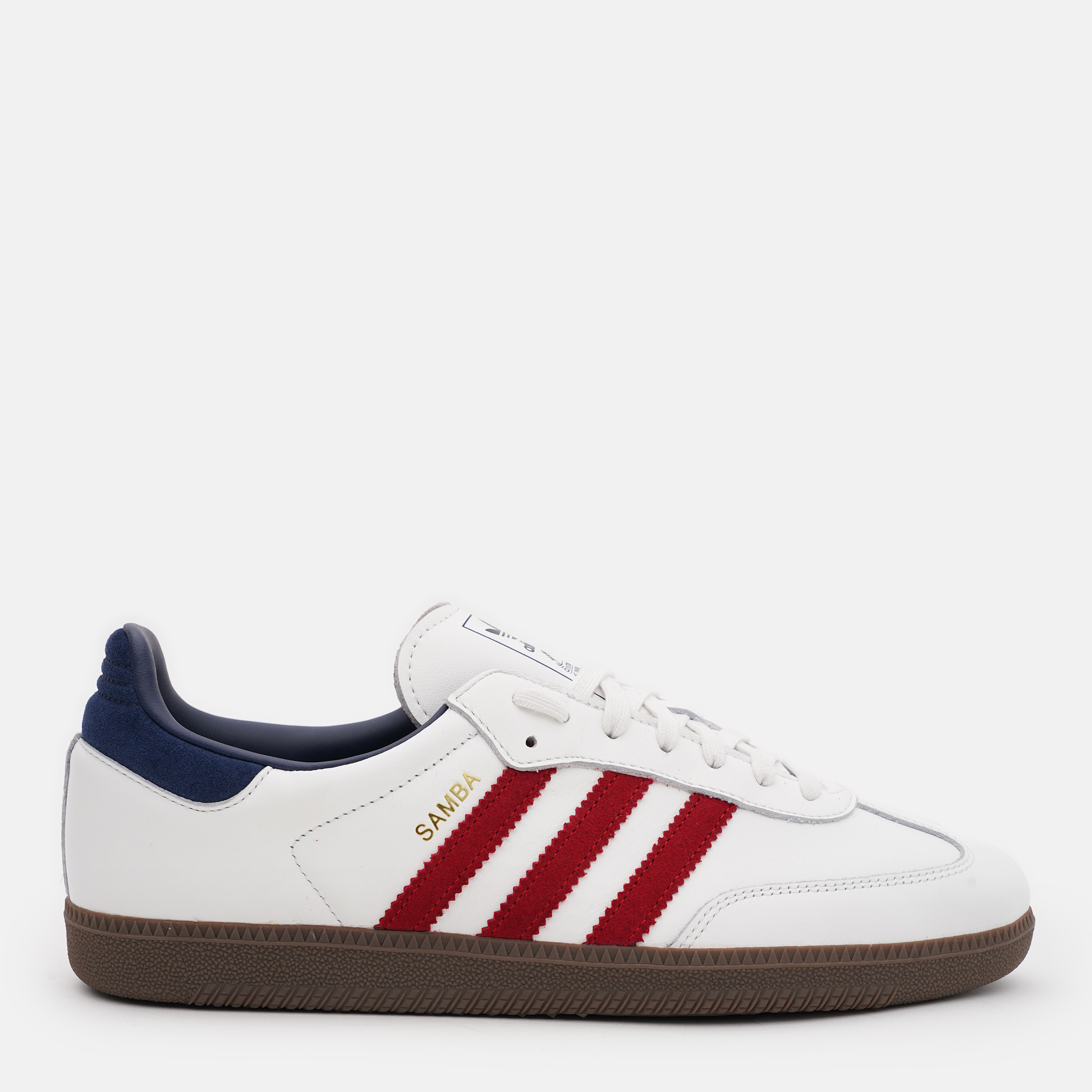 Акція на Чоловічі кеди низькі Adidas Samba Og IH4881 47.5 (12UK) 30.5 см Samba Og Cwhite/Tmvire/Nindig від Rozetka