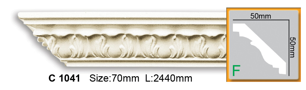 

Карниз с орнаментом Gaudi Decor C 1041