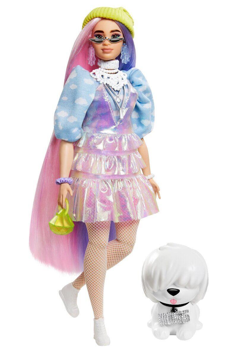 

Кукла Barbie Extra Style Барби Экстра Стильная Модница Мерцающий образ - с длинными волосами GVR05