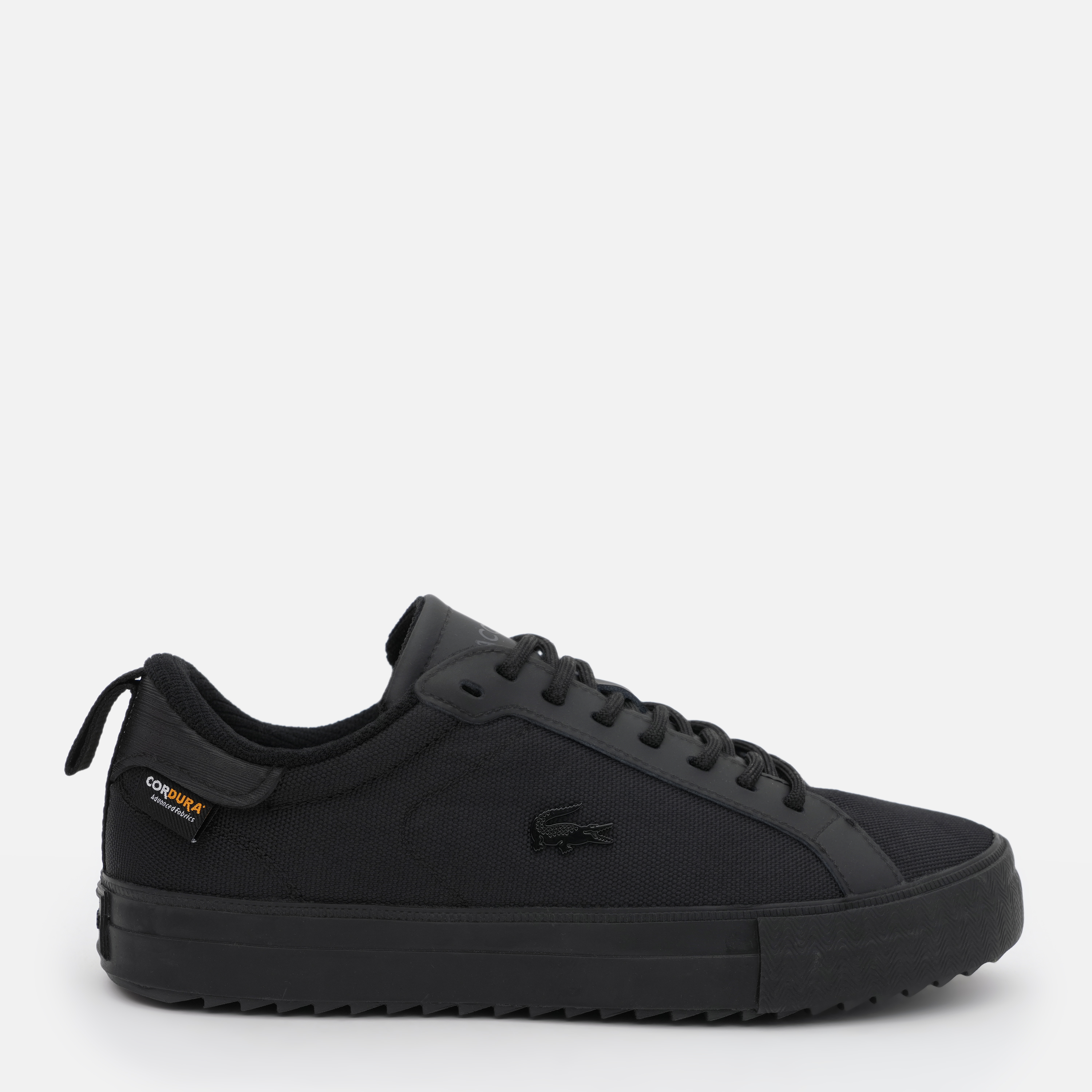 Акція на Жіночі кеди низькі Lacoste Powercourt 748SFA0005-02H 40.5 (T7) 25.8 см Blk/Blk від Rozetka