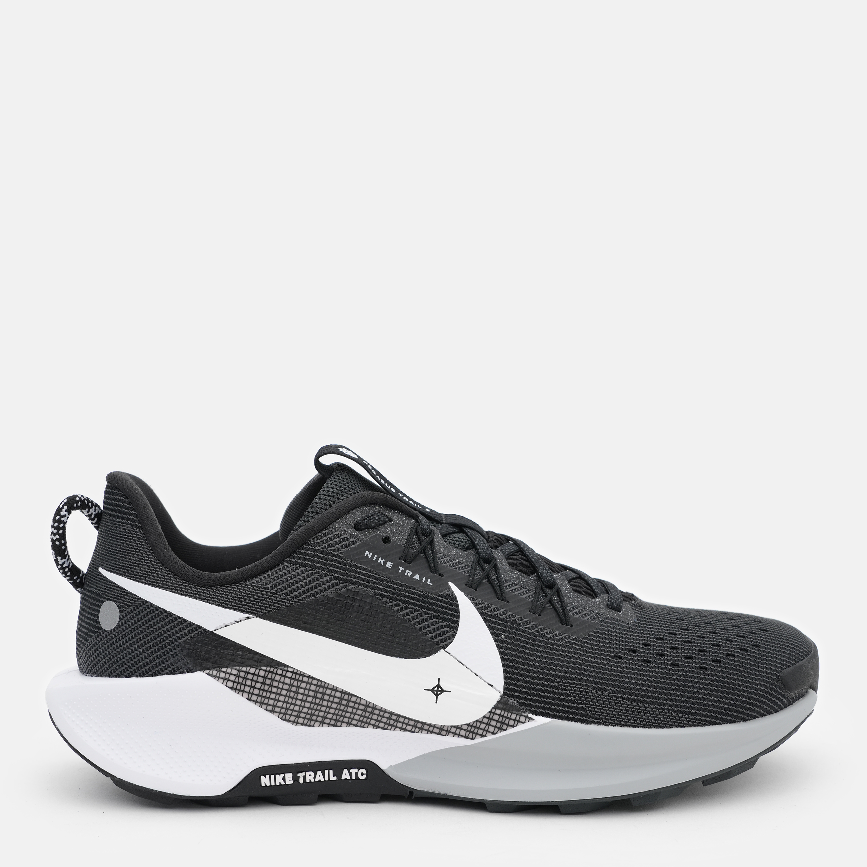 Акція на Чоловічі кросівки для бігу Nike React x Pegasus Trail 5 DV3864-001 44.5 (10.5US) 28.5 см Чорні від Rozetka