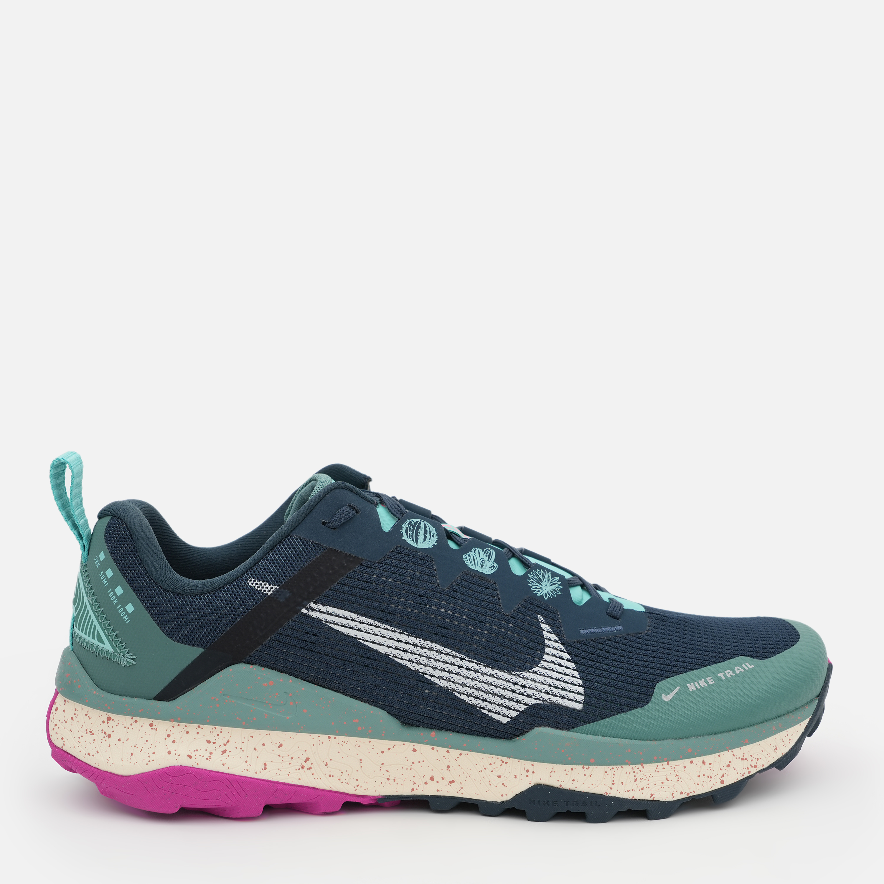 Акція на Чоловічі кросівки для бігу Nike React Wildhorse 8 DR2686-401 44.5 (10.5US) 28.5 см Зелені від Rozetka