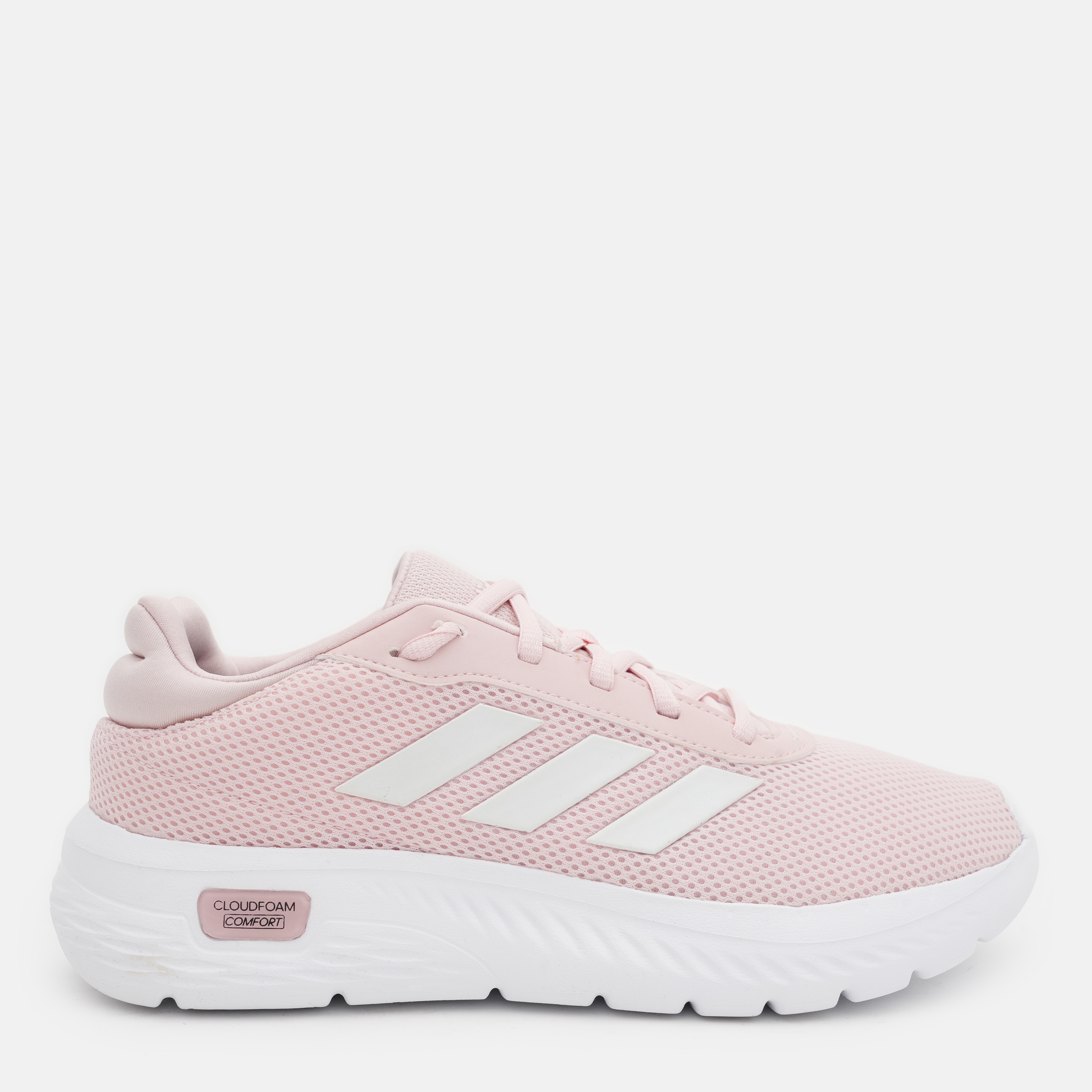 Акція на Жіночі кросівки для бігу Adidas Cloudfoam Comfy IH6128 40.5 (7UK) 25.5 см Sanpin/Zeromt/Ftwwht від Rozetka