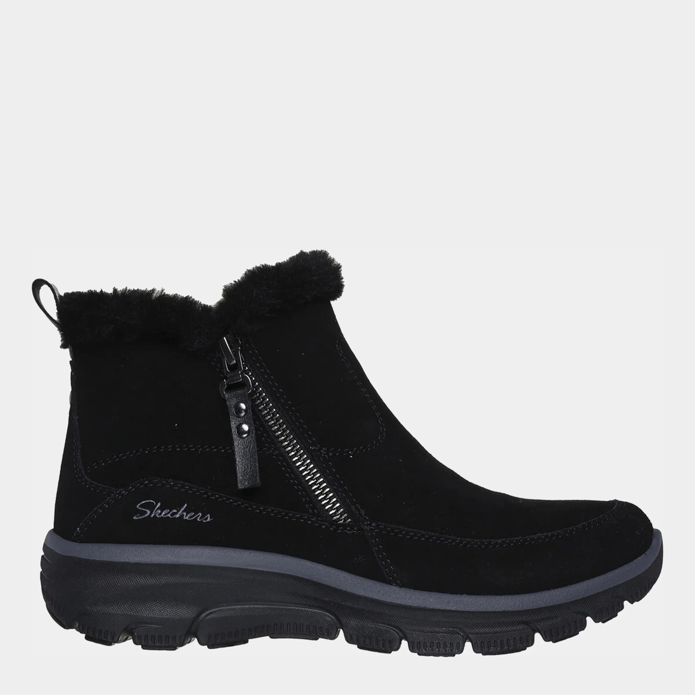 Акція на Жіночі черевики низькі Skechers 167862 BLK 36 (6US) 23 см Чорні від Rozetka