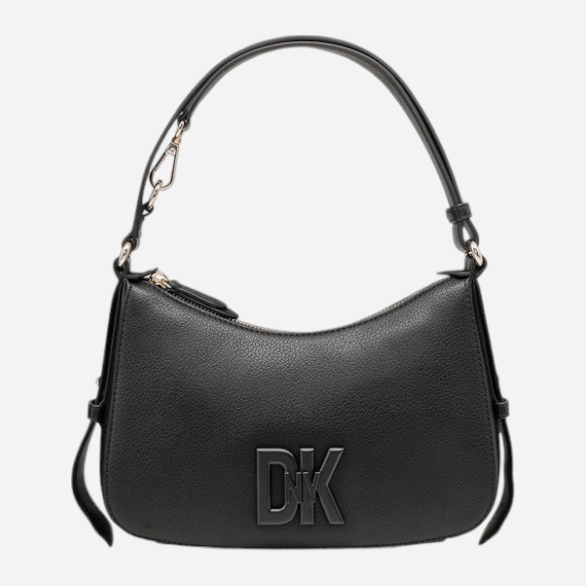 Акція на Сумка кросс-боді через плече жіноча з натуральної шкіри DKNY Seventh Avenue Tz Shoulder R433KF67 Чорна від Rozetka