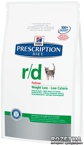 

Сухой корм для кошек Hill's Prescription Diet Feline r/d 1.5 кг (9187,08)