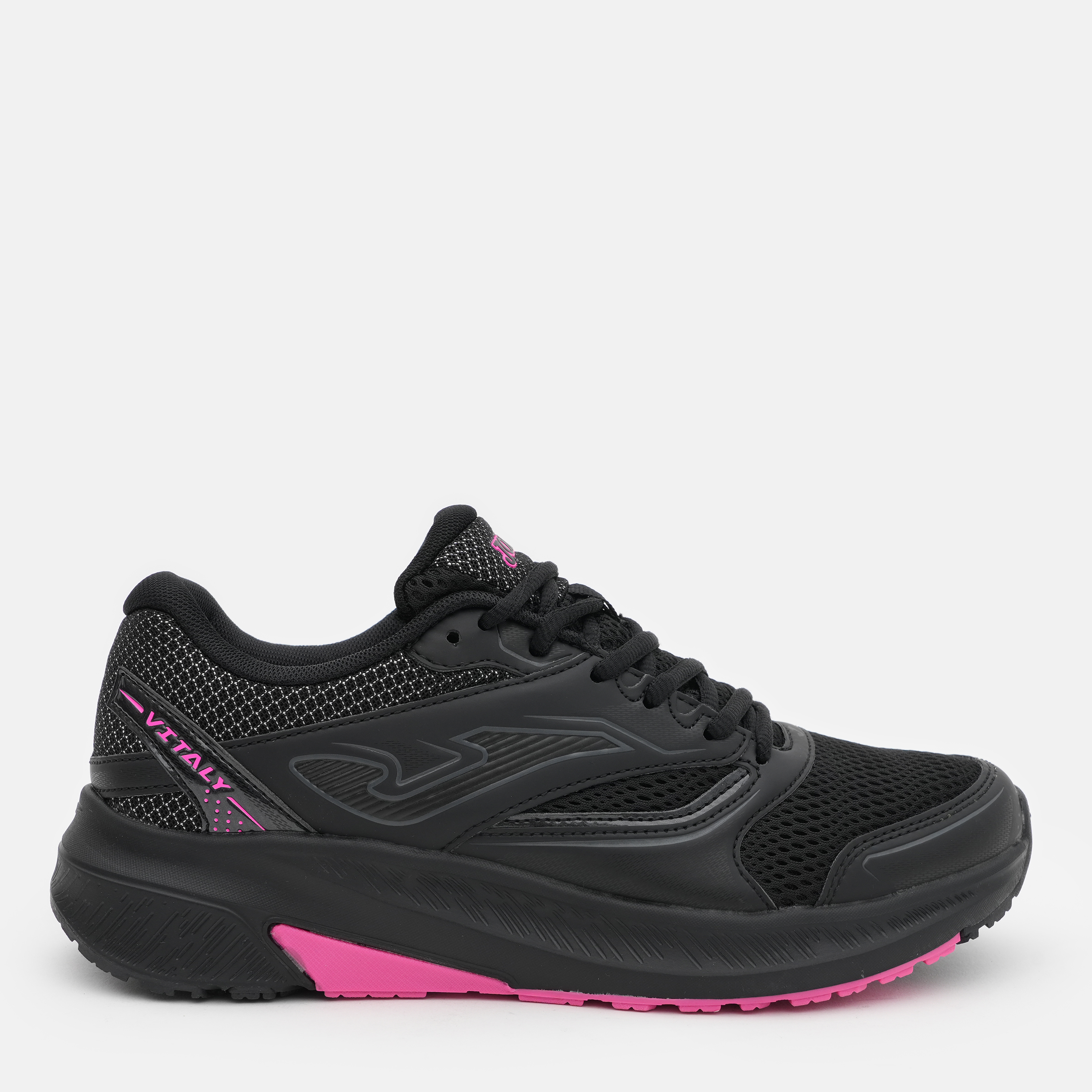 Акція на Жіночі кросівки для бігу Joma Vitaly Lady 2401 RVITLW2401 40 (7US) 25.5 см Чорно-рожеві від Rozetka