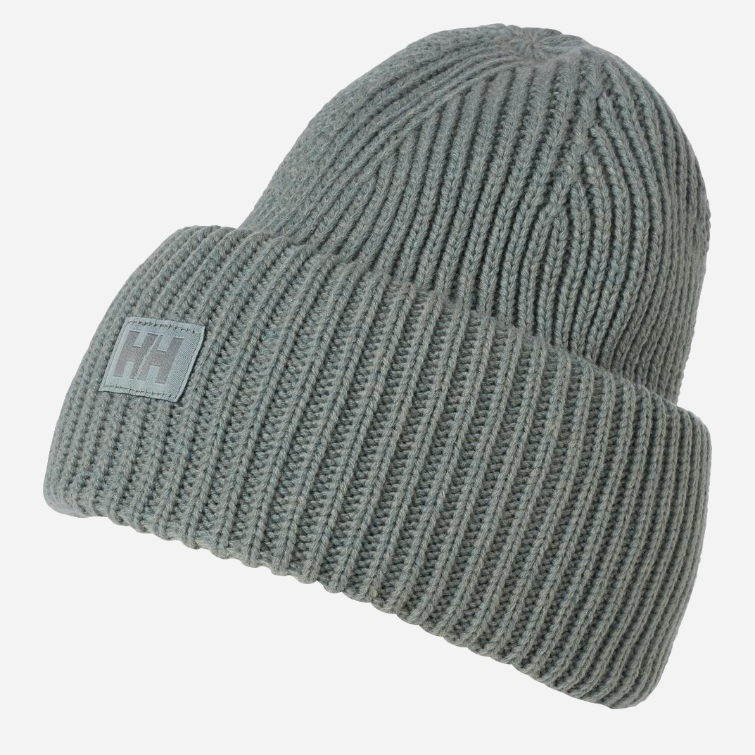 Акція на Шапка Helly Hansen HH RIB BEANIE 54020-485 One Size Сіра від Rozetka