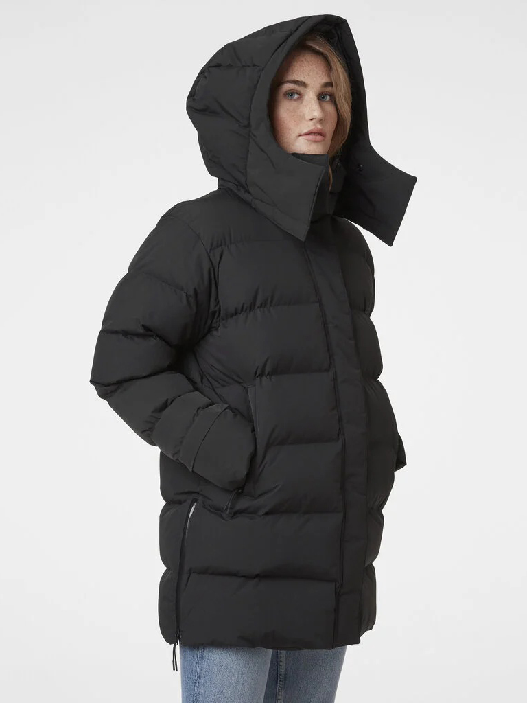 Акція на Куртка зимова жіноча Helly Hansen W Aspire Puffy Parka 53515-990 S Чорна від Rozetka