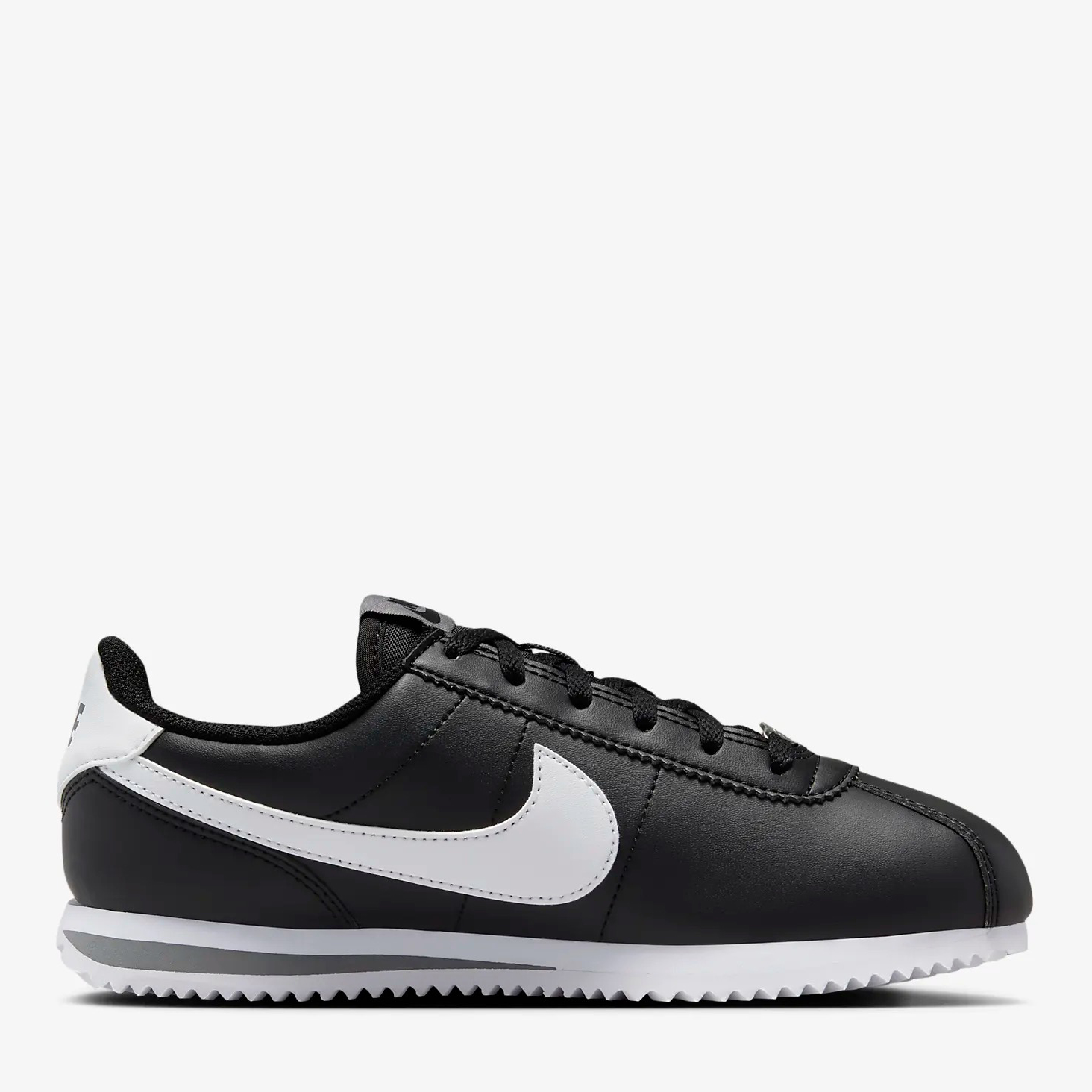 Акція на Підліткові кросівки для хлопчика Nike Kids Cortez (Gs) DM0950-001 39 (6.5Y) Чорні від Rozetka