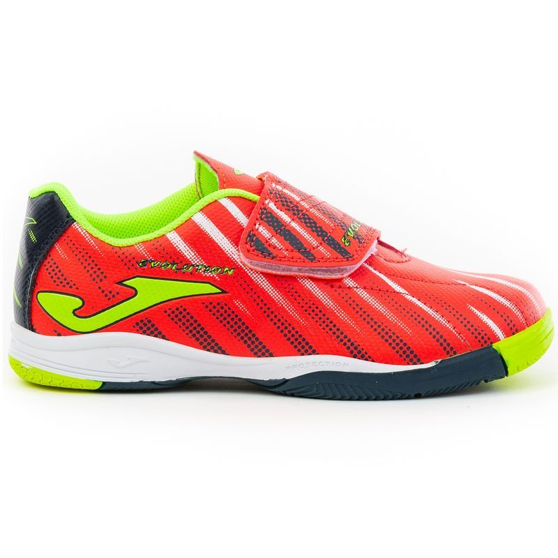 

Футзалки (бампы) детские Joma EVOLUTION коралловые 27 EJW.M2007.IN