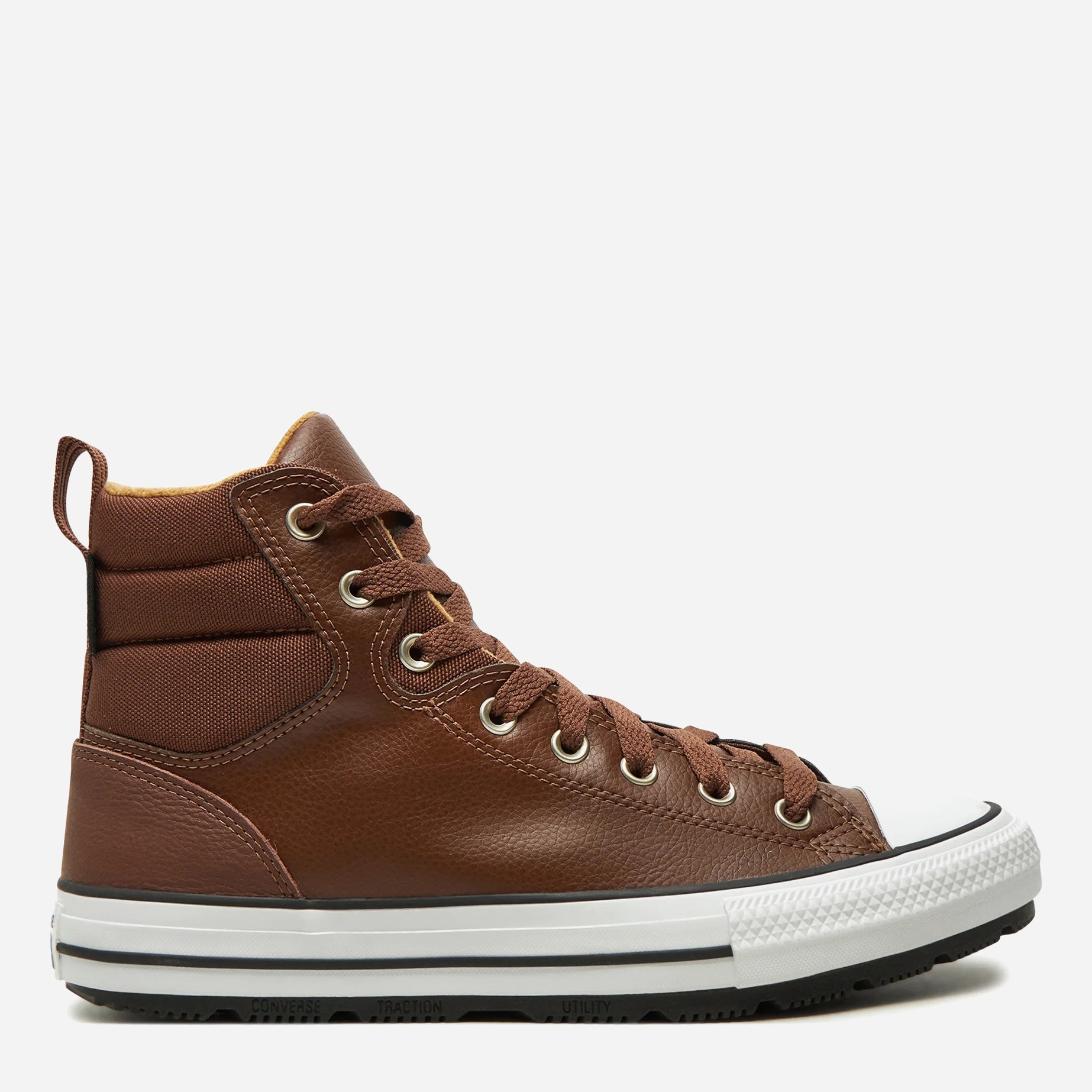 Акція на Чоловічі кеди високі Converse Ctas Berkshire Boot Hi A08562C-202 44.5 (9.5UK/10.5USA) 29 см Коричневі від Rozetka