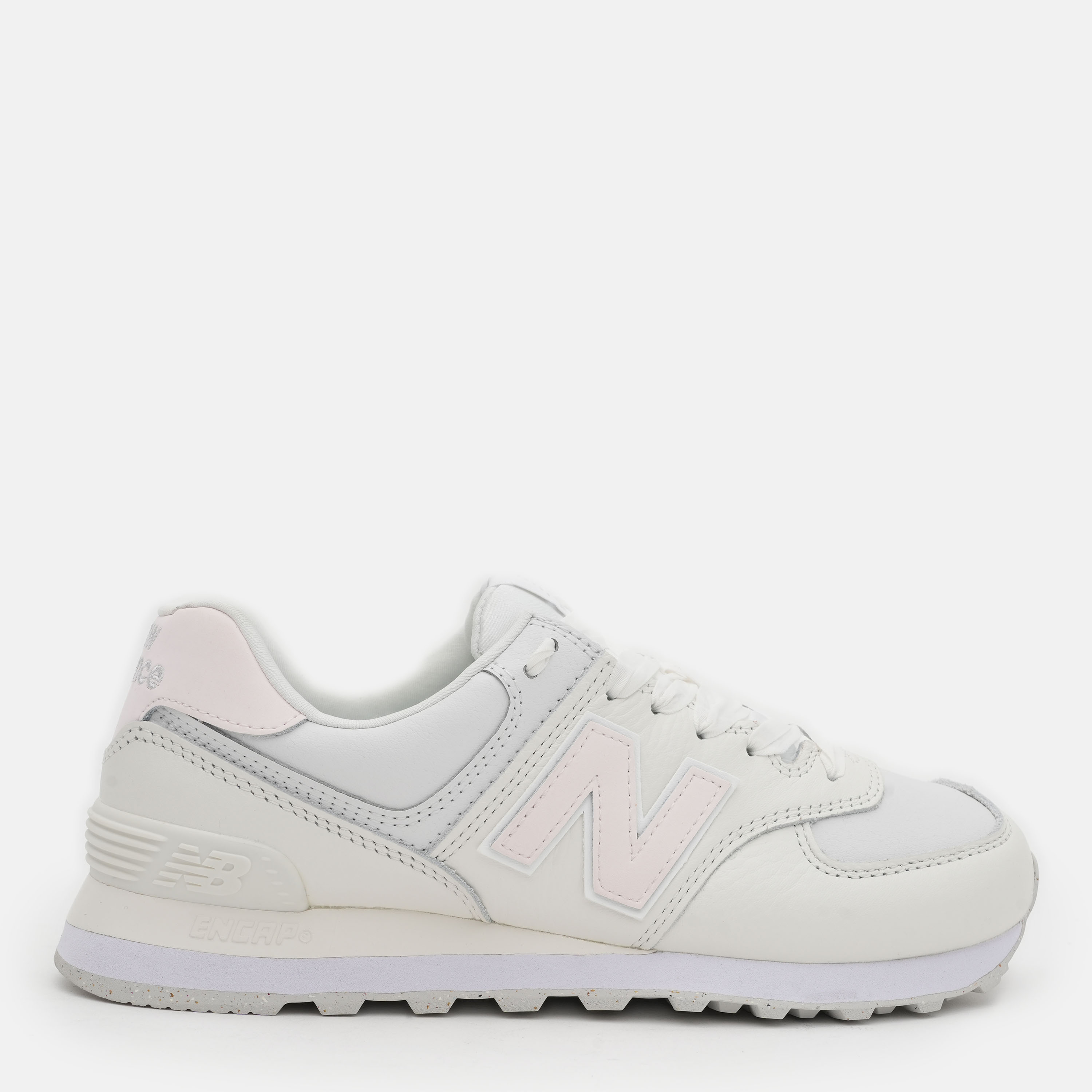 Акція на Жіночі кросівки New Balance 574 WL574FJ2 36.5 (6US) 23 см Біло-рожеві від Rozetka